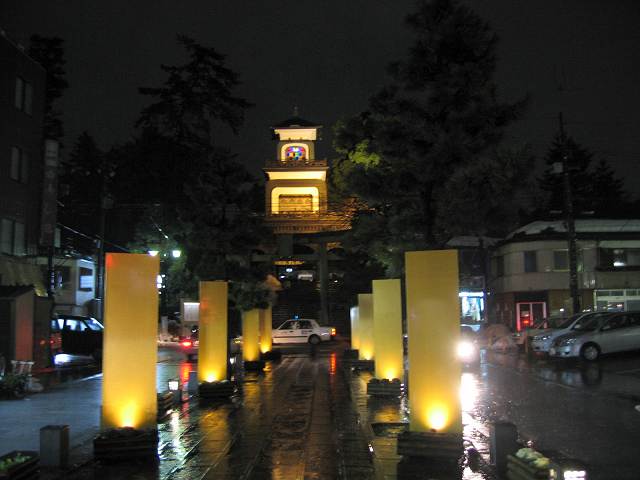 尾山神社のライトアップ (雑記 )